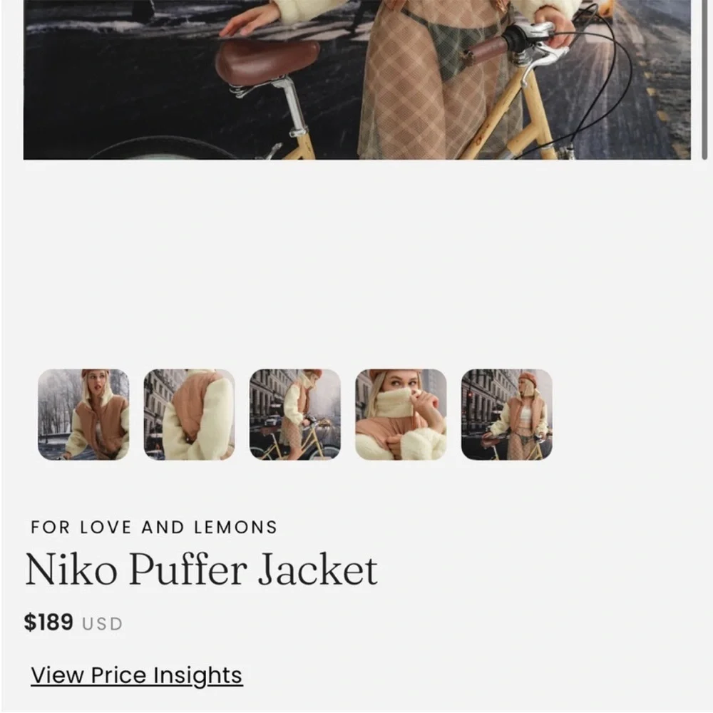 For Love & Lemons Niko Puffer - Picture 9 of 9